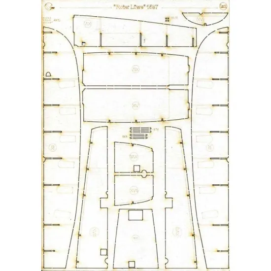 Laser Cutting Orel 312/2 for Galleon 