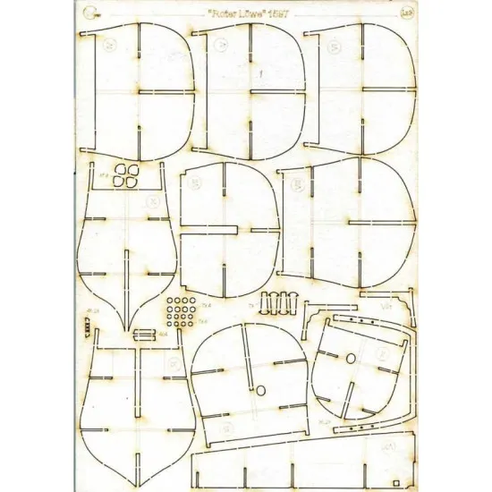 Laser Cutting Orel 312/2 for Galleon 