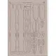 Laser Cutting Orel 326/2 for Leader of Tashkent, 1/200 scale, Navy, USSR, 1942