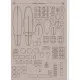 Laser Cutting Orel 326/2 for Leader of Tashkent, 1/200 scale, Navy, USSR, 1942