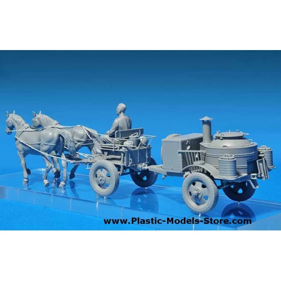 Horses drawn field kitchen KP-42 w/figure 1/35 Miniart 35057