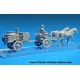 Horses drawn field kitchen KP-42 w/figure 1/35 Miniart 35057