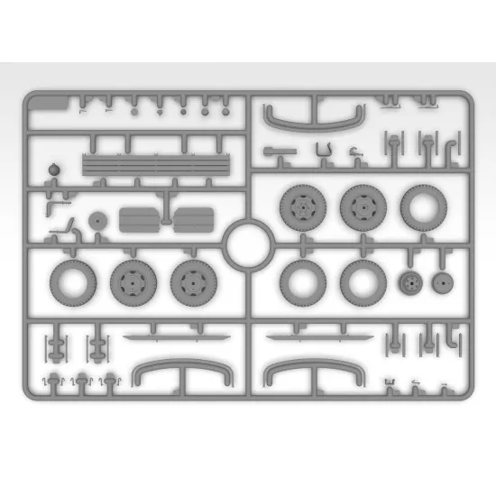 ICM 35593 - 1/35 - G7107 Army Truck WWII scale plastic model kit ICM 35593 - 1/35 - G7107 Army Truck WWII scale plastic model kit
