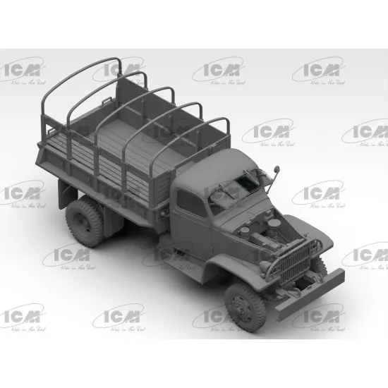 ICM 35593 - 1/35 - G7107 Army Truck WWII scale plastic model kit ICM 35593 - 1/35 - G7107 Army Truck WWII scale plastic model kit