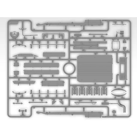 ICM 35593 - 1/35 - G7107 Army Truck WWII scale plastic model kit ICM 35593 - 1/35 - G7107 Army Truck WWII scale plastic model kit