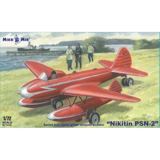 Mikro Mir 72-021 - 1/72 - Nikitin PSN-2 Soviet anti-naval glider torpedo bomber