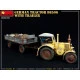 Miniart 38038 - 1/35 German tractor D8506 with trailer scale plastic model kit