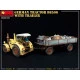 Miniart 38038 - 1/35 German tractor D8506 with trailer scale plastic model kit
