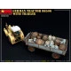 Miniart 38038 - 1/35 German tractor D8506 with trailer scale plastic model kit