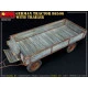 Miniart 38038 - 1/35 German tractor D8506 with trailer scale plastic model kit