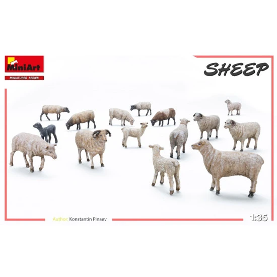 Miniart 38042 - 1/35 SHEEP scale plastic model kit Miniatures Miniart 38042 - 1/35 SHEEP scale plastic model kit Miniatures
