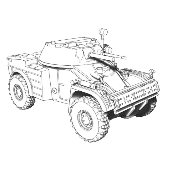 ACE 72455 - 1/72 - AML-60 Mortar Carrier (4x4) scale plastic model kit