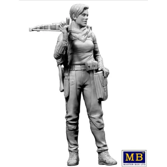 Master Box 24073 - 1/24 Post-apocalyptic series. The Last Bridge. No. Sabrina