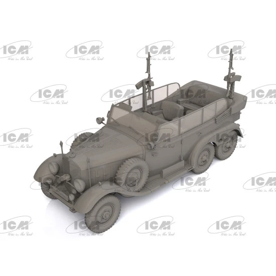 ICM 35530 - 1/35 Type G4 Partisanenwagen German WWII vehicle with machine gun
