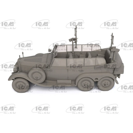 ICM 35530 - 1/35 Type G4 Partisanenwagen German WWII vehicle with machine gun