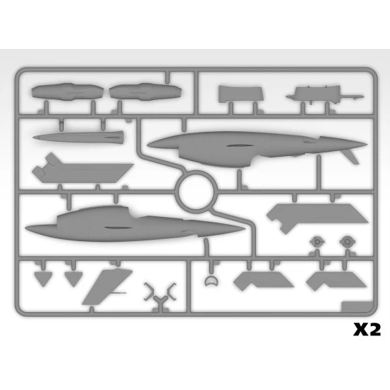 ICM 48403 - 1/48 BQM-34A (Q-2C) Firebee US Drone plastic model kit