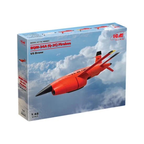 ICM 48403 - 1/48 BQM-34A (Q-2C) Firebee US Drone plastic model kit