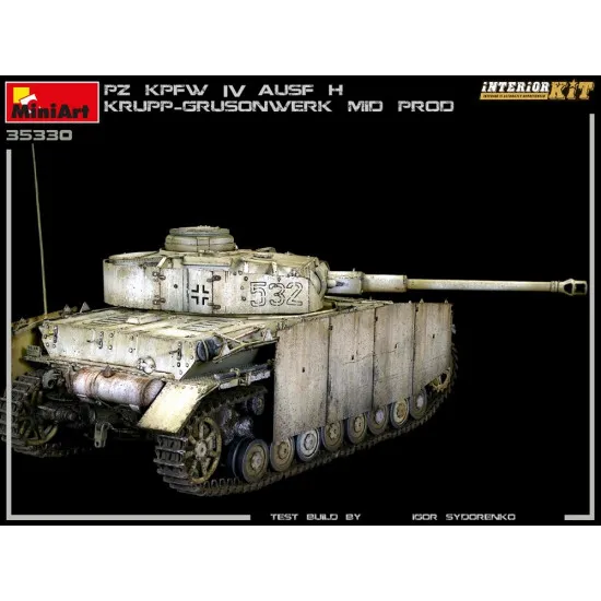 Miniart 35330 - 1/35 Pz.Kpfw.IV Ausf. H KRUPP-GRUSONWERK. MID PROD. AUG-SEP 1943