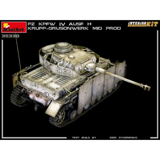 Miniart 35330 - 1/35 Pz.Kpfw.IV Ausf. H KRUPP-GRUSONWERK. MID PROD. AUG-SEP 1943