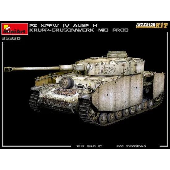 Miniart 35330 - 1/35 Pz.Kpfw.IV Ausf. H KRUPP-GRUSONWERK. MID PROD. AUG-SEP 1943