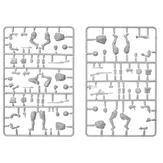 Miniart 35299 - 1/35 British soldiers tank Riders. Special edition scale model