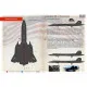 Print Scale 72-435 - 1/72 Lockheed SR-71 Part-1, Decals for aircraft
