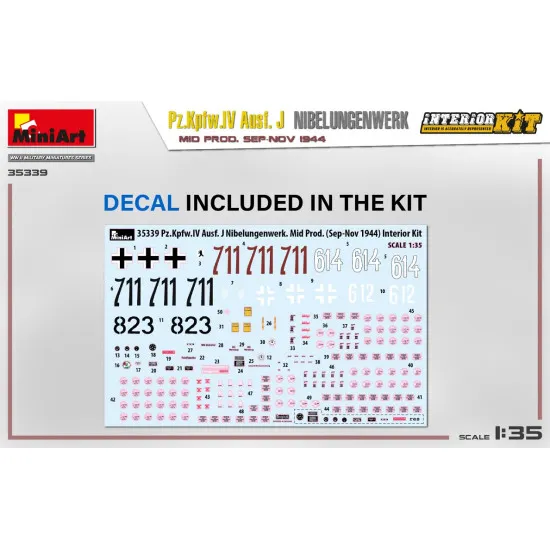 Miniart 35339 - 1/35 Pz.Kpfw.IV Ausf. J Nibelungenwerk. MID PROD. SEP-NOV 1944