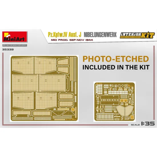 Miniart 35339 - 1/35 Pz.Kpfw.IV Ausf. J Nibelungenwerk. MID PROD. SEP-NOV 1944