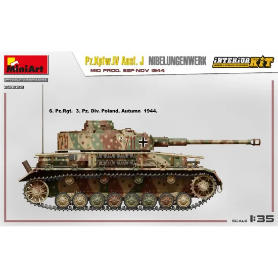 Miniart 35339 - 1/35 Pz.Kpfw.IV Ausf. J Nibelungenwerk. MID PROD. SEP-NOV 1944