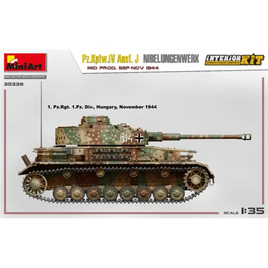 Miniart 35339 - 1/35 Pz.Kpfw.IV Ausf. J Nibelungenwerk. MID PROD. SEP-NOV 1944