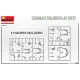 Miniart 35378 - 1/35 German Soldiers at rest. special edition scale model kit