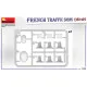 Miniart 35645 - 1/35 FRENCH TRAFFIC SIGNS 1930-40s scale plastic model kit