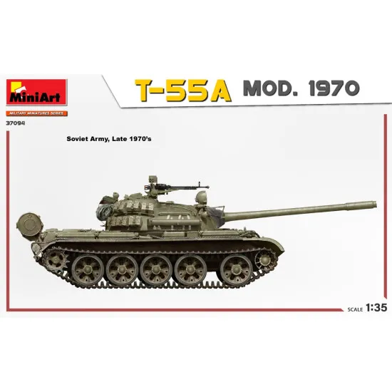 Miniart 37094 - 1/35 T-55A MOD. 1970 INTERIOR KIT, scale plastic model kit