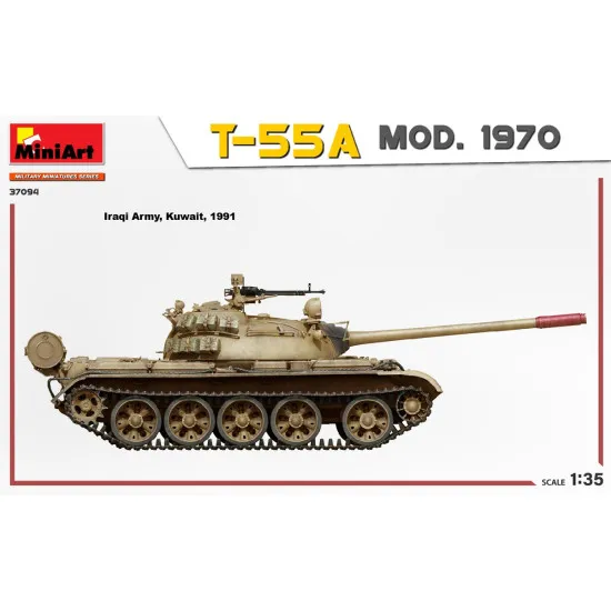 Miniart 37094 - 1/35 T-55A MOD. 1970 INTERIOR KIT, scale plastic model kit
