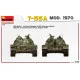 Miniart 37094 - 1/35 T-55A MOD. 1970 INTERIOR KIT, scale plastic model kit