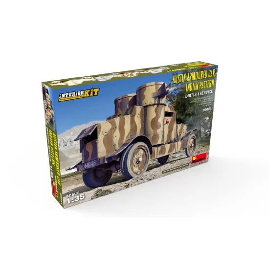 Miniart 39021 - 1/35 Austin Armoured Car Indian Pattern. British service. Interior