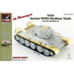 Armory pe7223 - 1/72 T-34 exterior detailing set, for Zvezda kit scale model kit