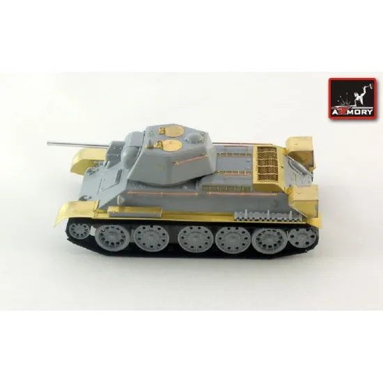Armory pe7223 - 1/72 T-34 exterior detailing set, for Zvezda kit scale model kit
