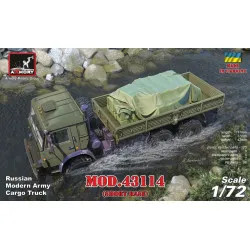 Armory AR72448 - 1/72 Russian Modern 6x6 Military Cargo Truck mod.43114, LIMITED