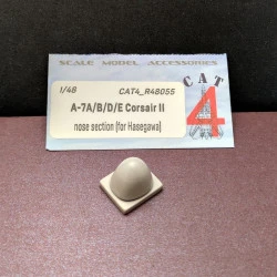 CAT4 R48055 - 1/48 A-7A/B/D/E Corsair II. Nose section (for Hasegawa) scale kit