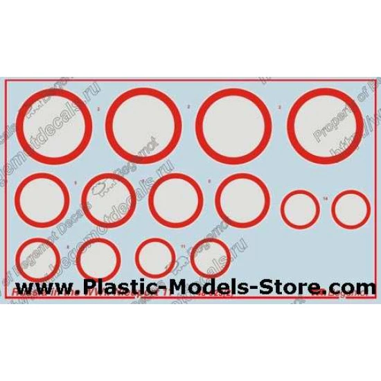 Russia in the WWI. Nieuport 11 decals 1/48 BEGEMOT 48023