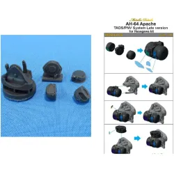 Us Stock Metallic Details Mdr48106 - 1/48 Ah-64 Apache. Tads/Pnv System Late Version