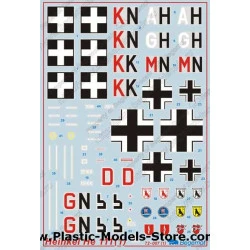 Heinkel He-111 part 1 decals 1/72 BEGEMOT 72007