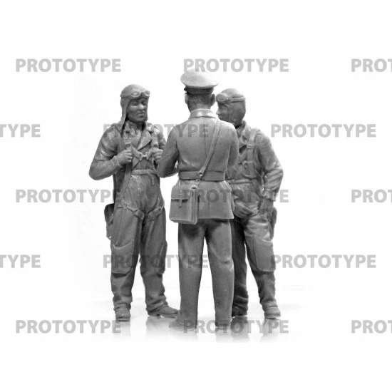 ICM 32115 - 1/32 China Guomindang AF Pilots figures, WWII, scale plastic model