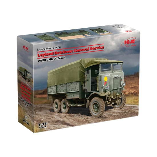 ICM 35600 - 1/35 Leyland Retriever General Service WWII British Truck model kit