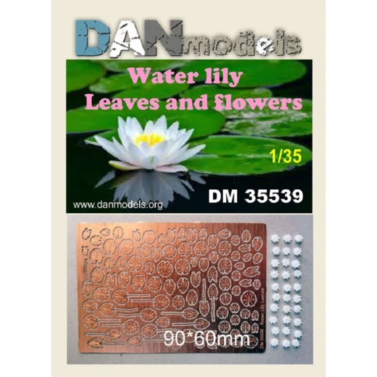 Dan Models 35539 - 1/35 Water lily. Leaves and flowers. Photo-etched and resin