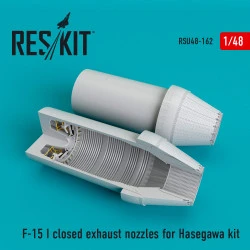 Reskit RSU48-0162 - 1/48 scale F-15 (I) closed exhaust nozzles for Hasegawa Kit