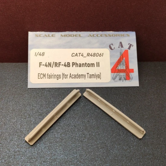 CAT4 R48061 - 1/48 F-4N Phantom II ECM fairings (for Academy, Tamiya model kit)