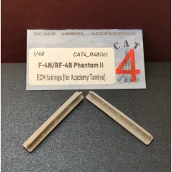 Us Stock Cat4 R48061 - 1/48 F-4n Phantom Ii Ecm Fairings For Academy, Tamiya Model Kit