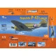 Dora Wings 72027 - 1/72 scale Republic P-43 Lancer model kit aircraft